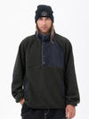 Men's Mountain-Ready Faux Sherpa Adventure Pullover Warm Fleece Sweater