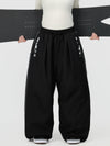 Women's Hyper Flux Side Zip Graffiti Panel Extra Baggy Freestyle Snow Pants