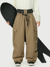 Men's Techline Workwear-Inspired Utility Cargo Snow Pants – Baggy Freestyle Fit
