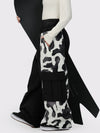 Women's Wild Motion Reflective Colorblock Extra Baggy Snow Pants