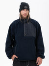 Men's Mountain-Ready Faux Sherpa Adventure Pullover Warm Fleece Sweater