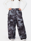 Women's Nightline Park Rider Reflective Trim Cargo Pockets Baggy Snow Pants