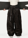 Women's Urban Vibe Workwear-Inspired Rivet-Trim Wide Fit OG Baggy Snow Pants