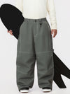 Men's UrbanCraft Workwear Baggy Snow Pants with Enhanced Knee Mobility Design