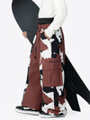 Men's Wild Motion Reflective Colorblock Extra Baggy Snow Pants