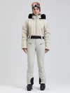 Women's Arctic Vogue DownTop Fleece-Lined Mountain Chic Ski Jumpsuit