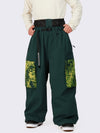 Men's Hyper Flux Urban Graffiti Freestyle Baggy Cargo Snowboard Pants - Park Rider
