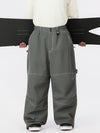 Men's UrbanCraft Workwear Baggy Snow Pants with Enhanced Knee Mobility Design