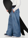 Men's Urban Vibe Workwear-Inspired Rivet-Trim Wide Fit OG Baggy Snow Pants