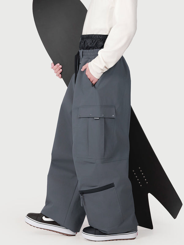 Men's Techline Workwear-Inspired Utility Cargo Snow Pants – Baggy Freestyle Fit