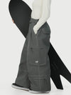 Women's Wild Soul Crew Utility Cargo Snow Pants – Heavy Stitch Baggy Fit