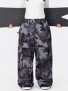 Women's Nightline Park Rider Reflective Trim Cargo Pockets Baggy Snow Pants