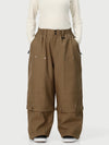 Women's UrbanCraft Double Knee Utility Cargo Snow Pants with Rivet-Reinforced Panels