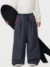 Men's Hyper Flux Side Zip Graffiti Panel Extra Baggy Freestyle Snow Pants