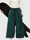Women's Hyper Flux Side Zip Graffiti Panel Extra Baggy Freestyle Snow Pants