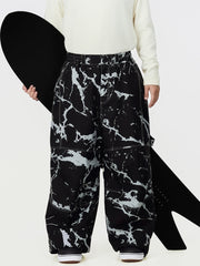 Men's UrbanCraft Workwear Baggy Snow Pants with Enhanced Knee Mobility Design