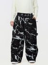 Men's UrbanCraft Workwear Baggy Snow Pants with Enhanced Knee Mobility Design