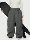 Women's Wild Soul Crew Utility Cargo Snow Pants – Heavy Stitch Baggy Fit