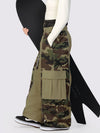 Women's Wild Motion Reflective Colorblock Extra Baggy Snow Pants