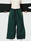 Women's Hyper Flux Side Zip Graffiti Panel Extra Baggy Freestyle Snow Pants