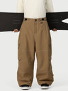 Men's Wild Soul Crew Utility Cargo Snow Pants – Heavy Stitch Baggy Fit