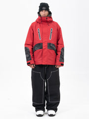 Men's Chillform Reflective Camo Snow Suit – Glow Trail Jacket with Freerider Baggy Snow Pants Set