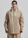 Women's Gsou Snow HyperDrive All-Season Color Block Mountain Cargo Snow Jacket