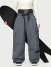 Women's Techline Workwear-Inspired Utility Cargo Snow Pants – Baggy Freestyle Fit