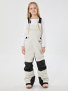 Girls Mountain Trek Light Reflective Knee Guard Waterproof Insulated Snow Bib Pants