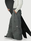 Men's Wild Soul Crew Utility Cargo Snow Pants – Heavy Stitch Baggy Fit