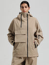 Women's Gsou Snow Terrain Flow FlexZip Hybrid Cargo Snowboard Jacket