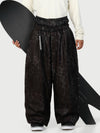 Men's Urban Vibe Workwear-Inspired Rivet-Trim Wide Fit OG Baggy Snow Pants