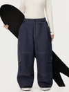 Women's Wild Soul Crew Utility Cargo Snow Pants – Heavy Stitch Baggy Fit