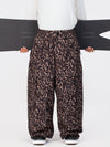 Men's Nightline Park Rider Reflective Trim Cargo Pockets Baggy Snow Pants