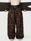 Women's Urban Vibe Workwear-Inspired Rivet-Trim Wide Fit OG Baggy Snow Pants