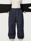 Women's Wild Soul Crew Utility Cargo Snow Pants – Heavy Stitch Baggy Fit
