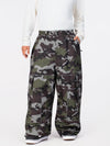 Men's Nightline Park Rider Reflective Trim Cargo Pockets Baggy Snow Pants