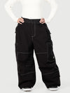 Women's Wild Soul Crew Utility Cargo Snow Pants – Heavy Stitch Baggy Fit