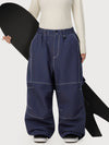 Women's UrbanCraft Workwear Baggy Snow Pants with Enhanced Knee Mobility Design