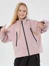 Girls Snow Hopper Bunny Ear Hooded Waterproof Thermal Snow Jacket