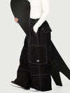 Women's Wild Soul Crew Utility Cargo Snow Pants – Heavy Stitch Baggy Fit
