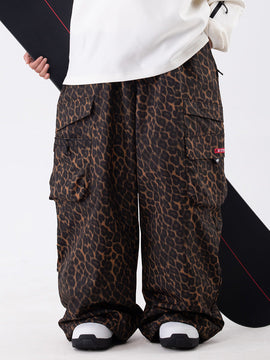 Men's Wild Soul Steeze ParkRider Multi-Pocket Utility Baggy Snow Pants