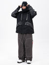 Men's Chillform Reflective Camo Snow Suit – Glow Trail Jacket with Freerider Baggy Snow Pants Set