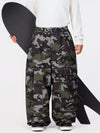 Men's Nightline Park Rider Reflective Trim Cargo Pockets Baggy Snow Pants