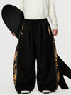 Men's Hyper Flux Side Zip Graffiti Panel Extra Baggy Freestyle Snow Pants