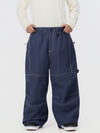 Men's UrbanCraft Workwear Baggy Snow Pants with Enhanced Knee Mobility Design