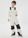 Boys Mountain Trek Light Reflective Knee Guard Waterproof Insulated Snow Bib Pants