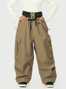 Women's Techline Workwear-Inspired Utility Cargo Snow Pants – Baggy Freestyle Fit