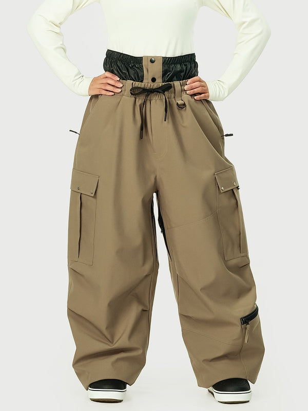 Women's Techline Workwear-Inspired Utility Cargo Snow Pants – Baggy Freestyle Fit