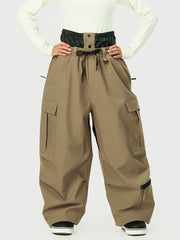 Women's Techline Workwear-Inspired Utility Cargo Snow Pants – Baggy Freestyle Fit